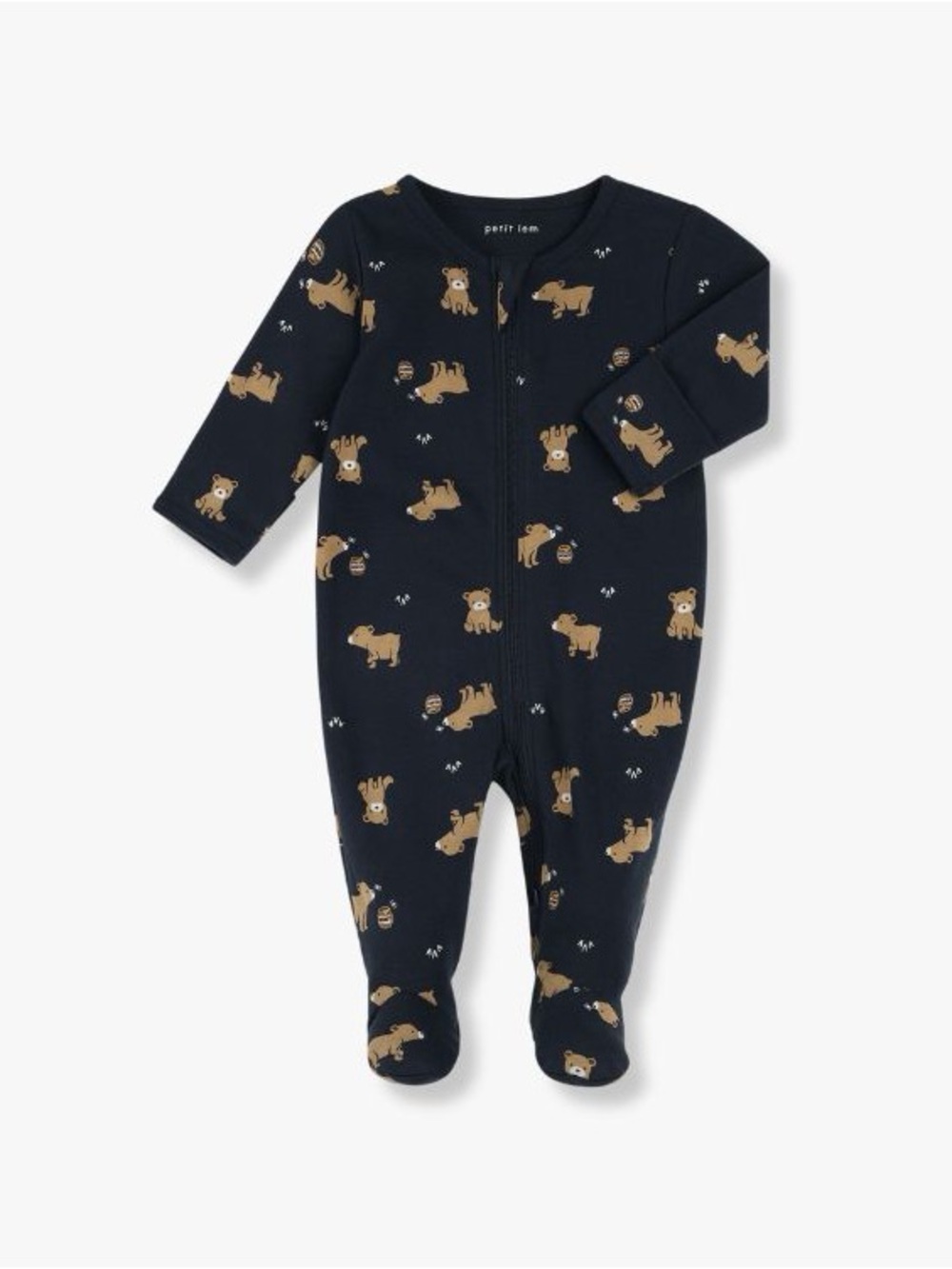 3/$15 Little Cub Print Sleeper | Petit Lem - Picture 3 of 5